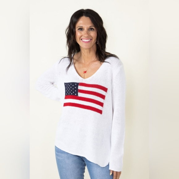 Miracle Knit American Flag Sweater - Picture 3 of 4